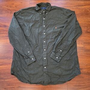 Ralph Lauren Men's Oxford Button Down Long Sleeve Shirt Size XLT
